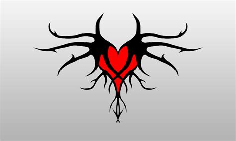 More custom, professional tattoos and precision piercings in a clean friendly environment. Image - Twisted heart tattoo design by d3xmorph-d4psqfn ...