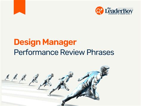 100 Best Design Manager Performance Review Phrases