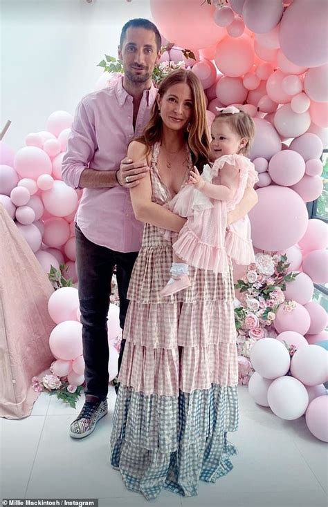 Millie Mackintosh And Hugo Taylor Celebrate Daughter Siennas First Birthday With Pink Themed
