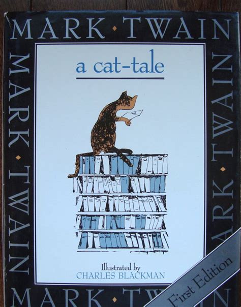 First Edition Mark Twains A Cat Tale A Cat Tale Was Etsy Tales
