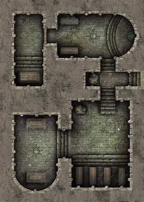 Dnd Dungeon Room Maps