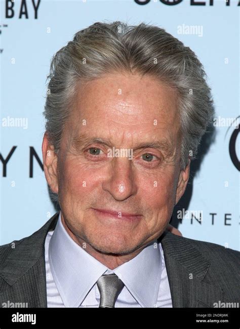 Actor Michael Douglas Arrives To The Premiere Of Solitary Man In New