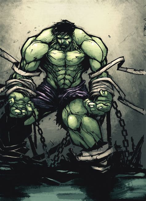 The Incredible Hulk Inspired Artwork