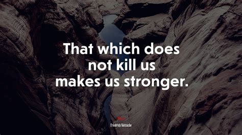 616012 That Which Does Not Kill Us Makes Us Stronger Friedrich