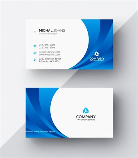 Double Side Synthetic -Visiting Cards - Kalyan Cards