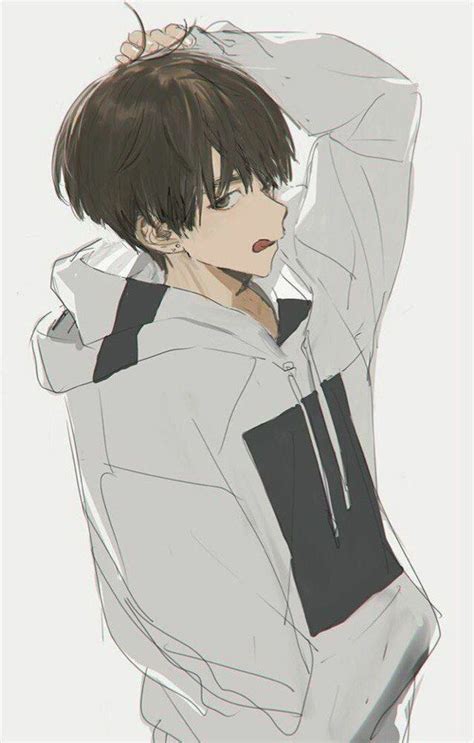Hoodie Anime Boy With Black Hair Images And Photos Finder