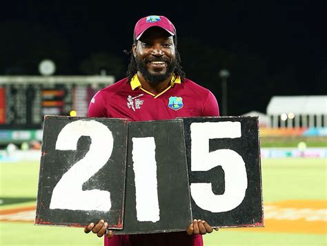 Its All Mine Chris Gayle Holds The Scoring Plates That Shout Out His Record West Indies V