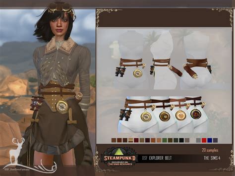 The Sims Resource Steampunked Explorer Belt Sims Sims 4 Sims 4 Teen
