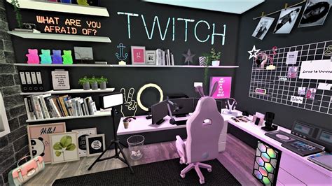 Girls Gaming Room Streamers Dream 1 😍 Cc Links The Sims 4