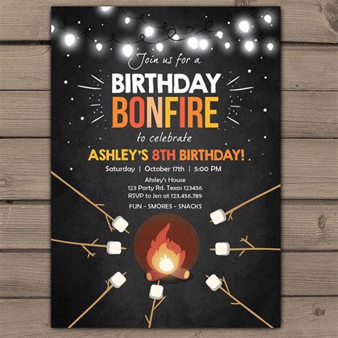 This Item Is Unavailable Etsy Bonfire Party Invitations Bonfire