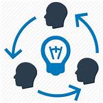 Icon Team Business Idea Brainstorming Icons Creative