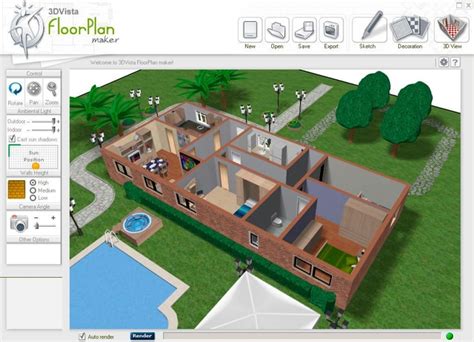 Anyone can create photorealistic 3d renders of the interiors they have designed. Floorplan Maker - 3DVista