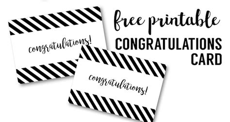 Free Printable Congratulations Card Paper Trail Design