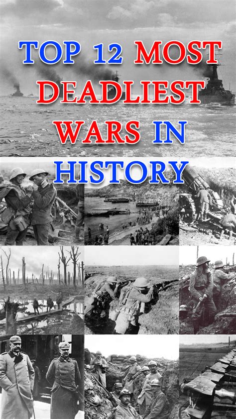 Top 12 Most Deadliest Wars In History