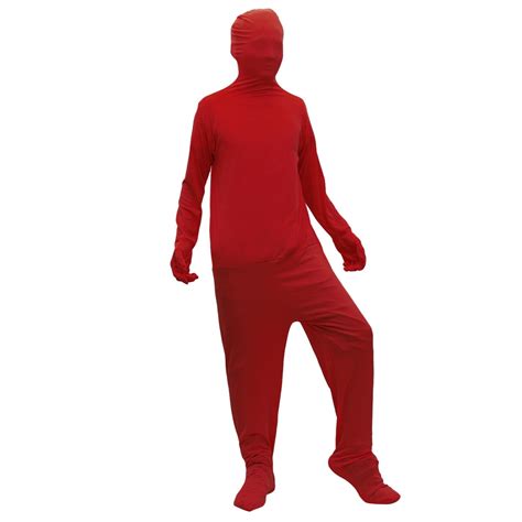 Hemoton Zentai Suit Bodysuit Spandex Full Body Disappearing Man Cosplay