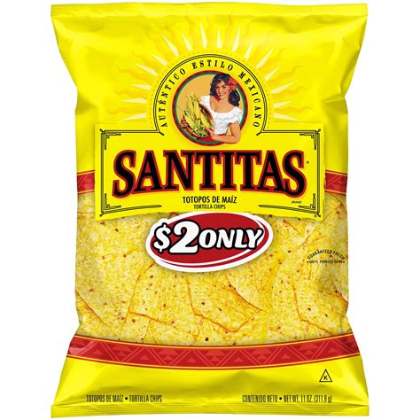 santitas yellow corn tortilla chips 11 oz