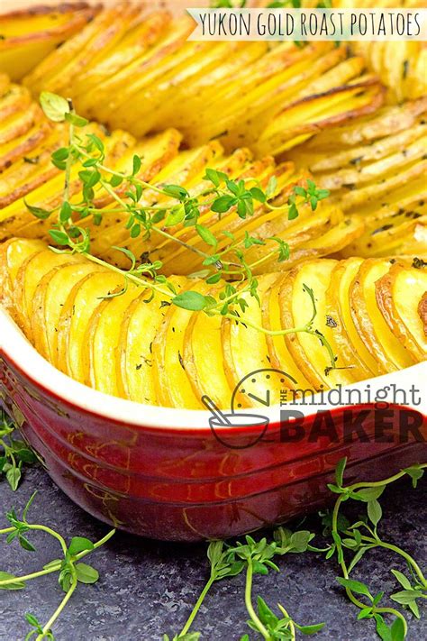 I am not normally a big fan of wet, cheesy dishes, particularly if they are likely to contain large amounts of improperly cooked potatoes. Yukon Gold Roast Potatoes - The Midnight Baker - Crispy Potatoes
