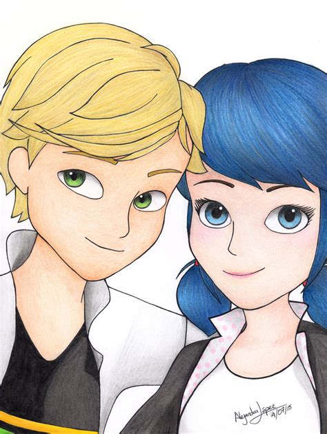 Miraculous Marinette And Adrien Drawing Get Images Hot Sex Picture