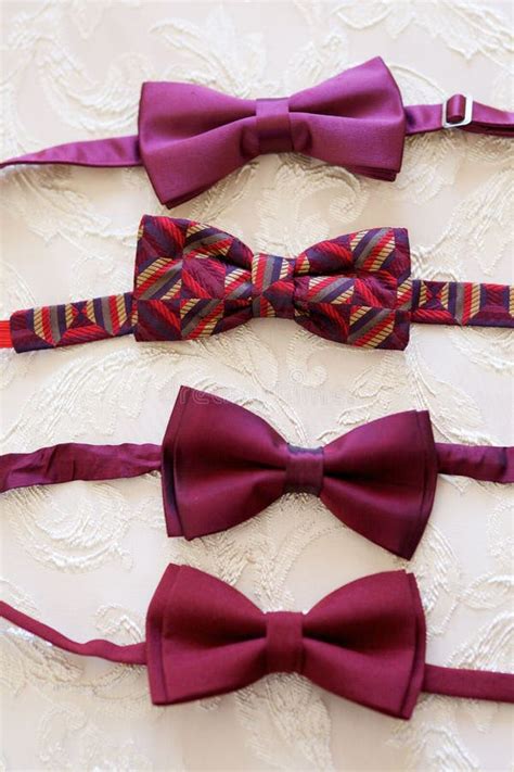 Bow Tie Red Color Stock Photo Image Of Decoration Anniversary 179377938