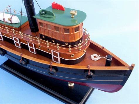 River Rat Tugboat Wood Model Ship Kits Wooden Models Fishing Boats And