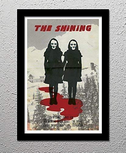 the shining overlook hotel stephen king print horror film t movie art retro film poster art
