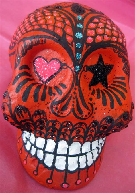 Mexican Day Of The Dead Inspired Paper Mache Skulls Paper Mache Day
