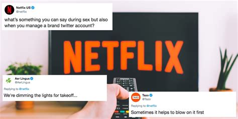 Netflix Goes Viral For Its Sex Pun Filled Twitter Thread Popsugar