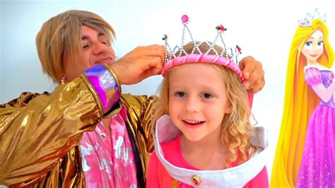 Nastya Turns Into A Princess Youtube