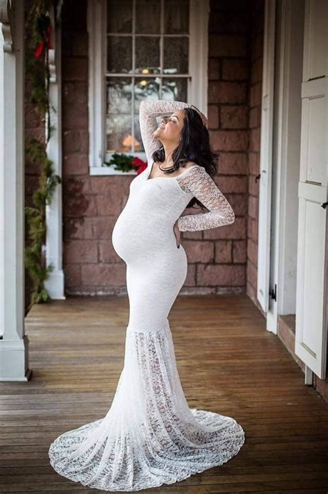 Hot Maternity Pregnant Women Photography Props Europe Women Lace