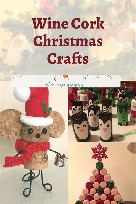 diy wine cork christmas craft projects wine cork christmas crafts 20 brilliant decoration