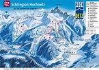 Wintersport in skigebied Hochoetz bij het skidorp Oetz