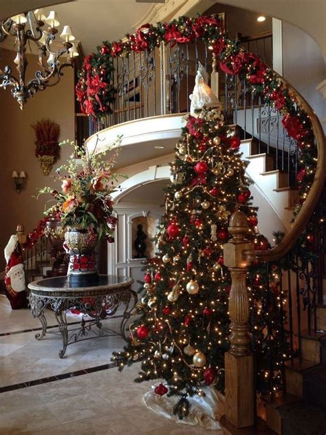 34 Beautiful Christmas Tree Decorations Ideas Christmas Entryway