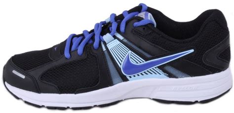 Nike Dart 10 Womens Blackviolet Forceice Blue Running Sneakers Wide Width