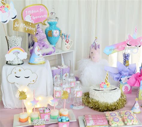 Magical Unicorn Party Ideas Rainbow Unicorn Party Supplies And