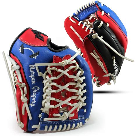 Brandeis Royal Blue Red Black And White Lace Premium Kip Leather