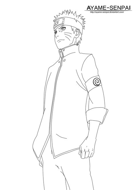 Naruto The Last Lineart By Ayame Senpai On Deviantart