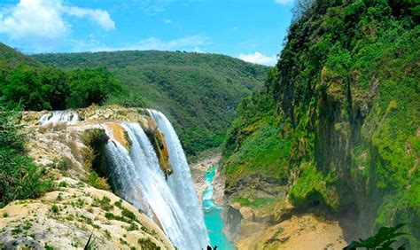 Emprende Una Travesía En Canoas En Cascada Tamul San Luís Potosí