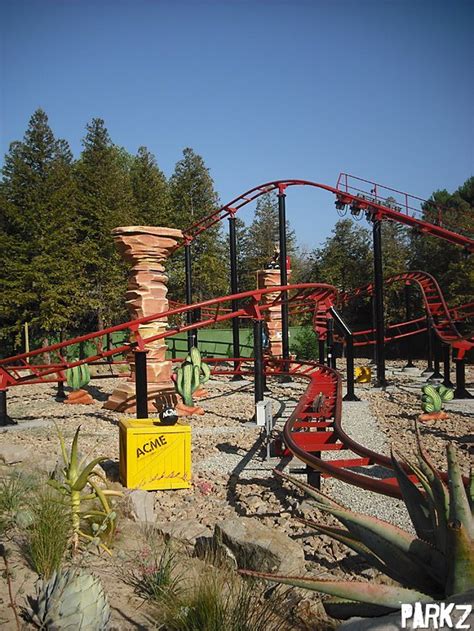 Road Runner Express Roller Coaster At Six Flags Magic Mountain