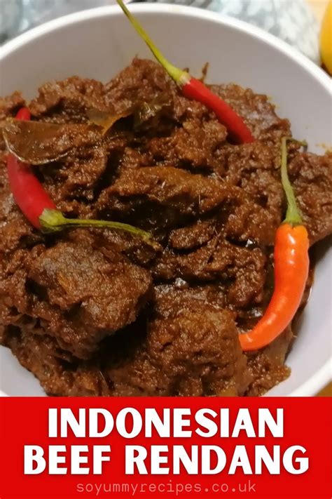 Authentic Indonesian Beef Rendang Recipe So Yummy Recipes Beef