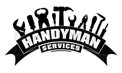 Clip Art Handyman With Tools