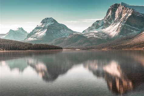 3840x2160 Bow Lake 4k Hd 4k Wallpapers Images Backgrounds Photos And
