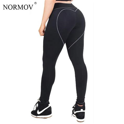 normov solid heart leggings women workout high waist pants trousers female fitness clothing sexy