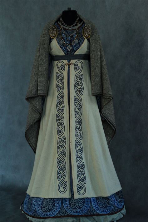 Pin By Savelyeva Ekaterina On Historical Costumes Of My Work Viking Dress Viking Clothing