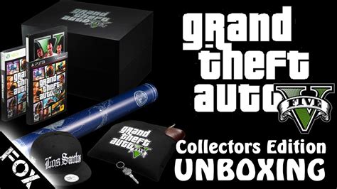 Grand Theft Auto V Collectors Edition Unboxing Uk Youtube
