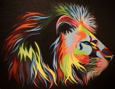 Lion Speed Painting 30 Each Painting Takes Between 2 3 Hours And Has