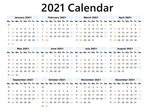 To download the cute 2021 printable calendars, simply click the image of the month you want to download. Free Calendars 2021 Printable | Calendar Printables Free Blank