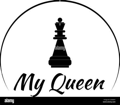 Queen Chess Circle Stock Vector Images Alamy