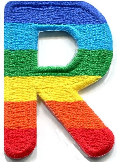 Amazon Com Letter R Rainbow English Gay Lesbian Lgbt Alphabet Applique My Xxx Hot Girl