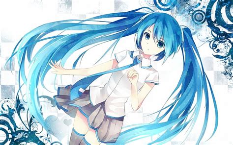 3840x800px Free Download Hd Wallpaper Anime Vocaloid Blue Hair