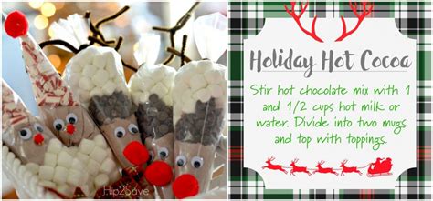 Santa And Reindeer Hot Cocoa Cones Easy Holiday Craft